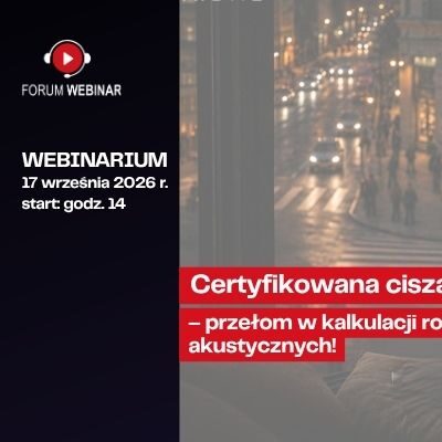Akustyka stolarki w praktyce. „Forum Branżowe” i Aluron zapraszają na webinar